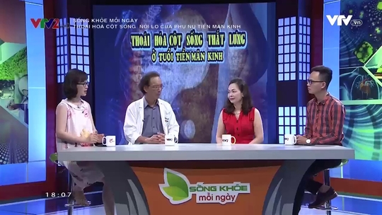Sống khỏe mỗi ngày: Thoái hóa cột sống thắt lưng - Nỗi lo của phụ nữ tiền mãn kinh Sống khỏe mỗi ngày: Thoái hóa cột sống thắt lưng - Nỗi lo của phụ nữ tiền mãn kinh