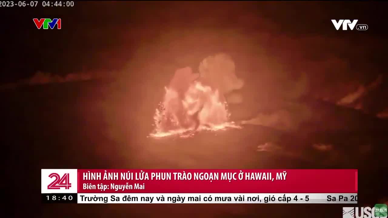Núi Lửa Phun Trào Ngoạn Mục Ở Hawaii, Mỹ - Video Đã Phát Trên Vtv-News |  Vtv.Vn