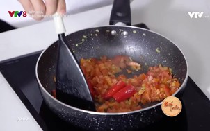 Bếp nhà: Đậu hủ nhồi nấm xốt cà