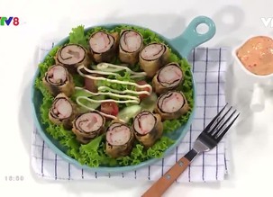 Món ngon mỗi ngày: Cuộn rong biển chiên giòn