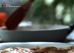 Bếp nhà: Mì Ý hải sản sốt kem dừa