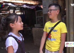 Tạp dề tí hon: Bé Đức Hoàn và Vân Khánh