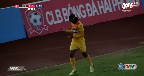 CLB Hải Phòng 1 - 0 Sanna Khánh Hòa BVN: Fagan mở tỉ số (19')