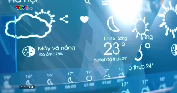 Bản tin thời tiết 19h45 - 14/11/2020